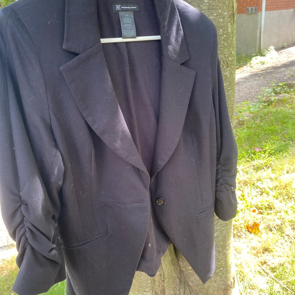 INC International Concepts Women's Black Blazer